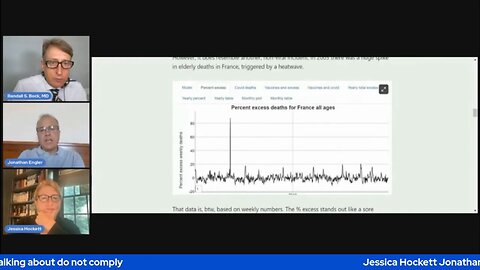 Jessica Hockett Jonathan Engler enigma of rapid mortality, no jab, talking about do not comply