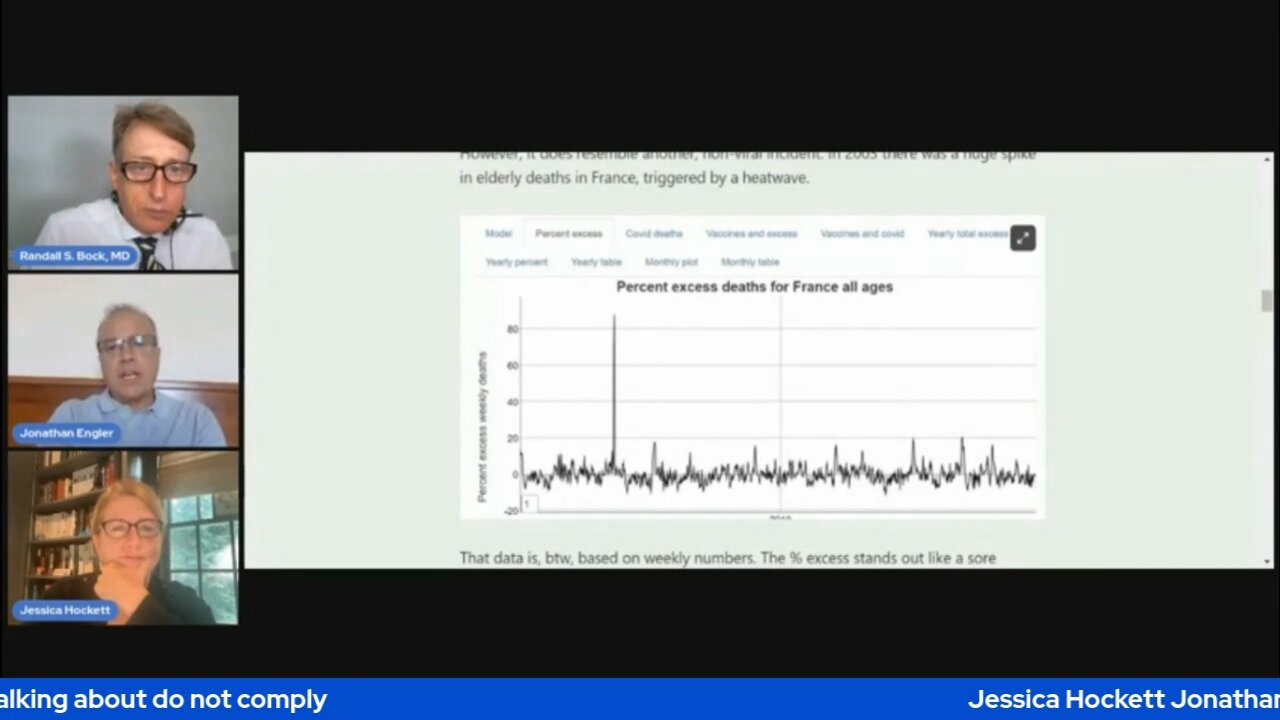 Jessica Hockett Jonathan Engler enigma of rapid mortality, no jab, talking about do not comply