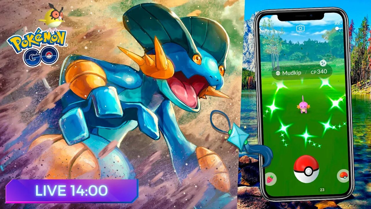 ✅ MELHOR EVENTO DO MÊS! DIA DA COMUNIDADE DO MUDKIP (SHINY)! POKÉMON GO! TRIPLO DE XP!