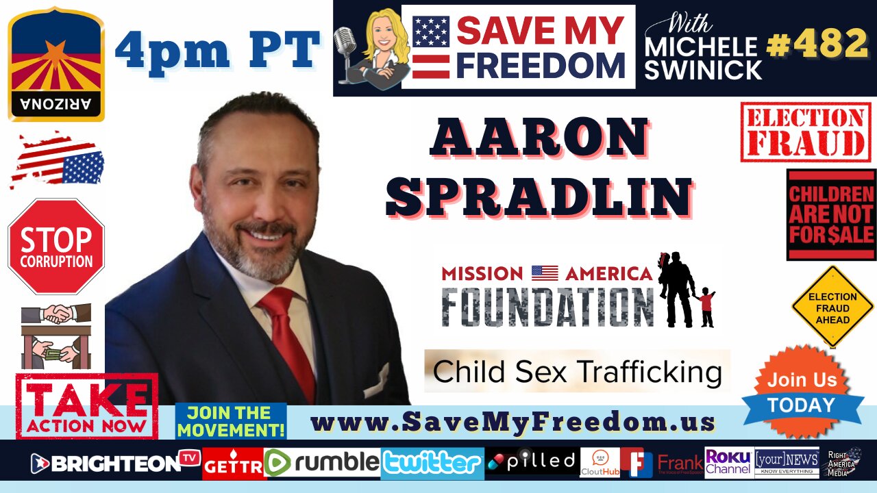 #124 ARIZONA CORRUPTION EXPOSED: Child Sex Slave Trafficking's #1 Customer Is The U.S. - AARON SPRADLIN - Mission America Foundation - Rescuing GOD'S Children In America!