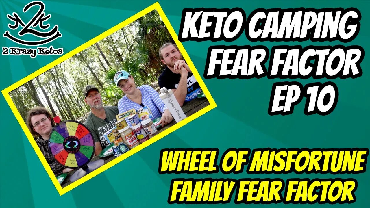 Keto Camping Fear Factor - Episode 10 | Family Edition | Is Cod Roe Keto?