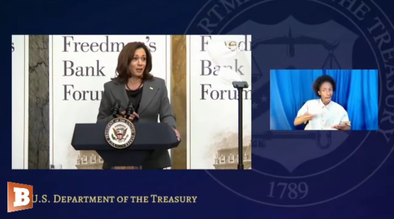 LIVE: VP Kamala Harris Delivering Remarks at Freedman's Bank Forum...