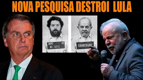 LULA NÃO ESPERAVA POR ESSA PESQUISA QUE ACABOU DE SAIR