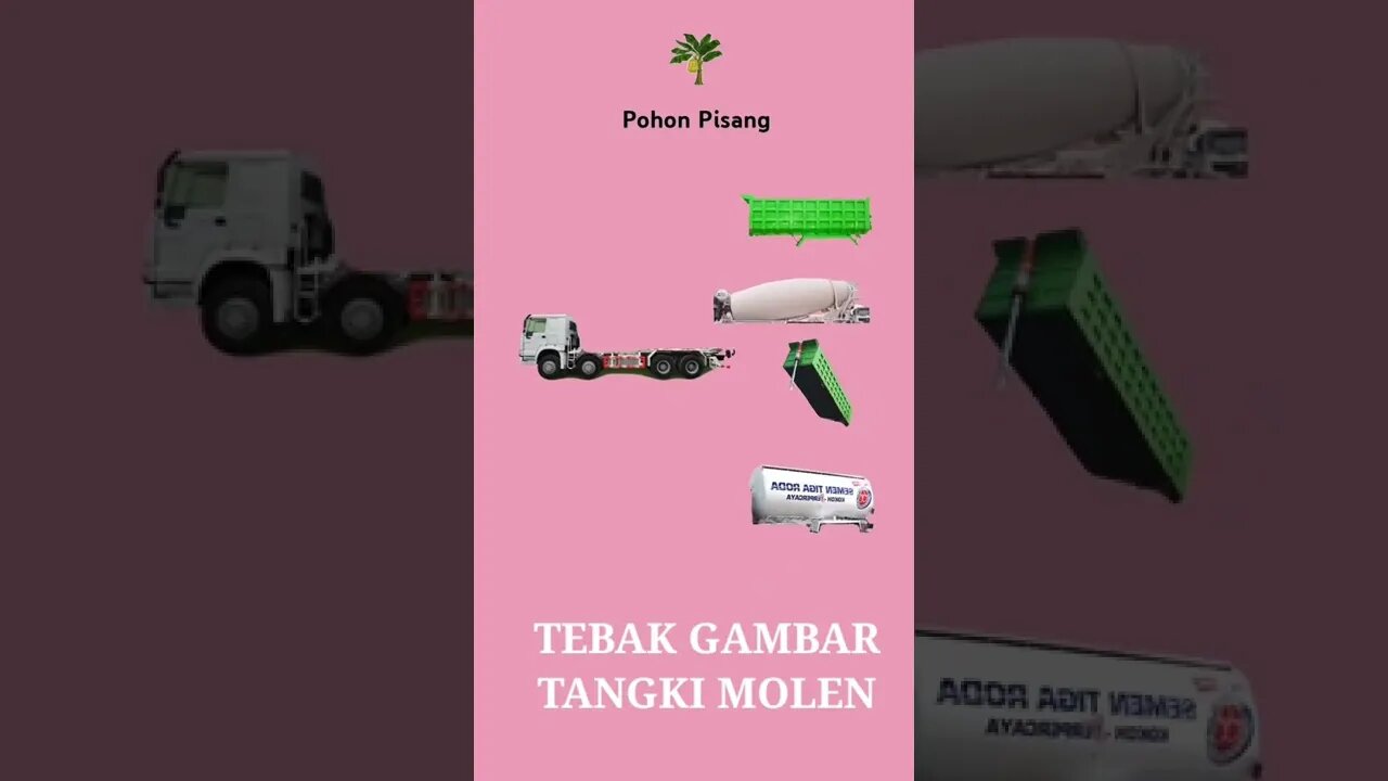 Tebak Gambar Mobil Tangki Molen #tebakgambarmobil