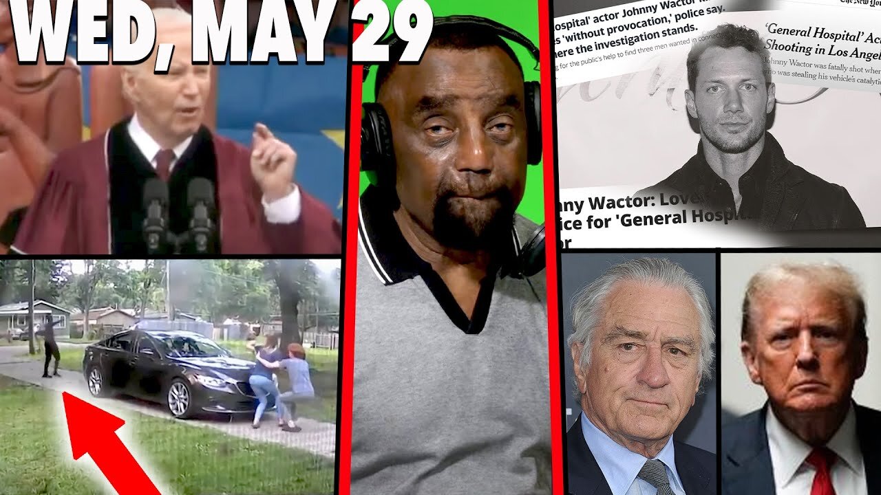 No cops! Carjacked in the driveway! No free will. | JLP Wed 5-29-24