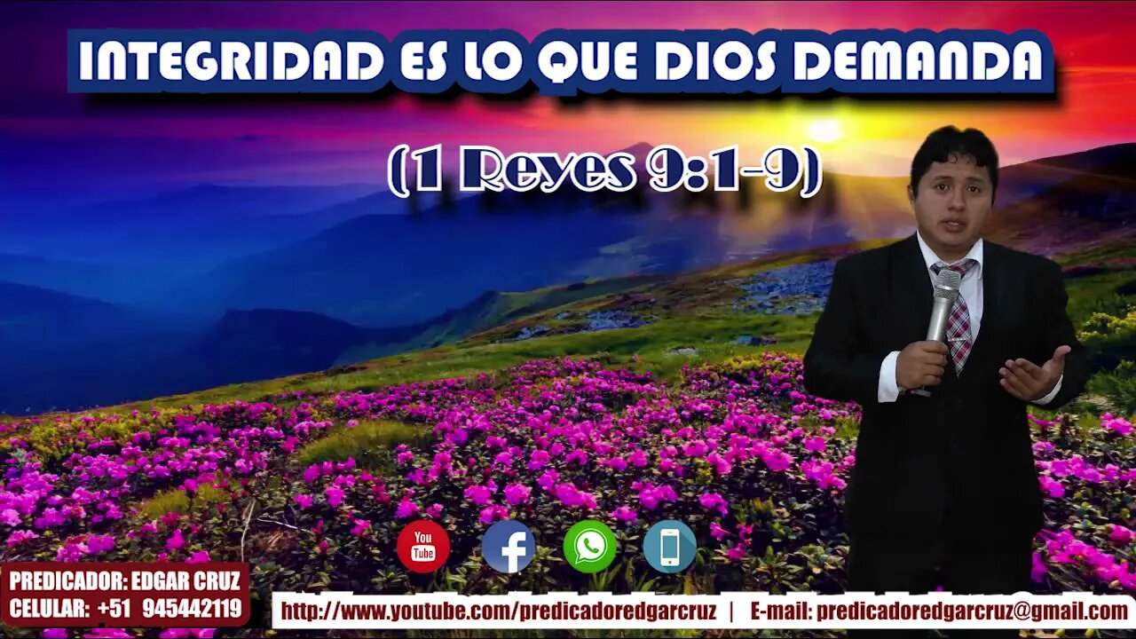 Integridad es lo que Dios demanda - EDGAR CRUZ MINISTRIES