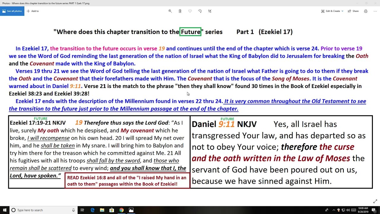 Where does this chapter transition into the FUTURE series PART 1