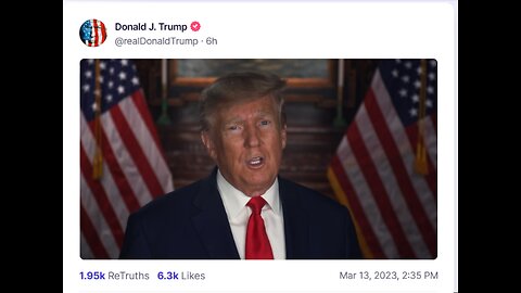 Donald J Trump TS post Mar 13, 2023, 2 35 PM