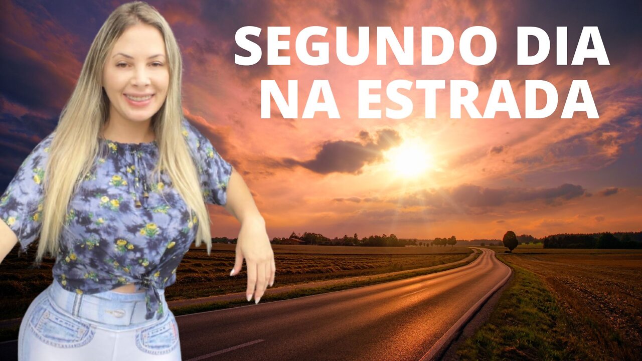 CANAL 1 NA TELA ALINE FUCHTER SEGUNDO DIA NA ESTRADA, A LINDINHA ESTÁ SE SENTINDO BEM