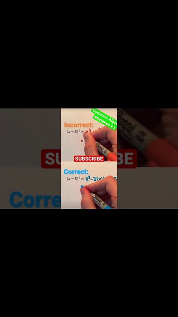 Algebra expansion of polynomials #algebra #precalc