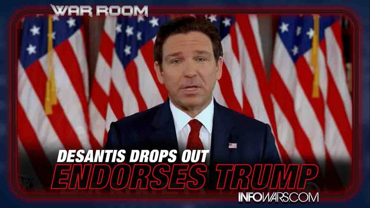 DeSantis Has Dropped Out And Endorsed Trump