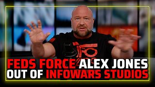 Feds Force Alex Jones Out Of Infowars' Studios— But He's Still Live At @AJNlive