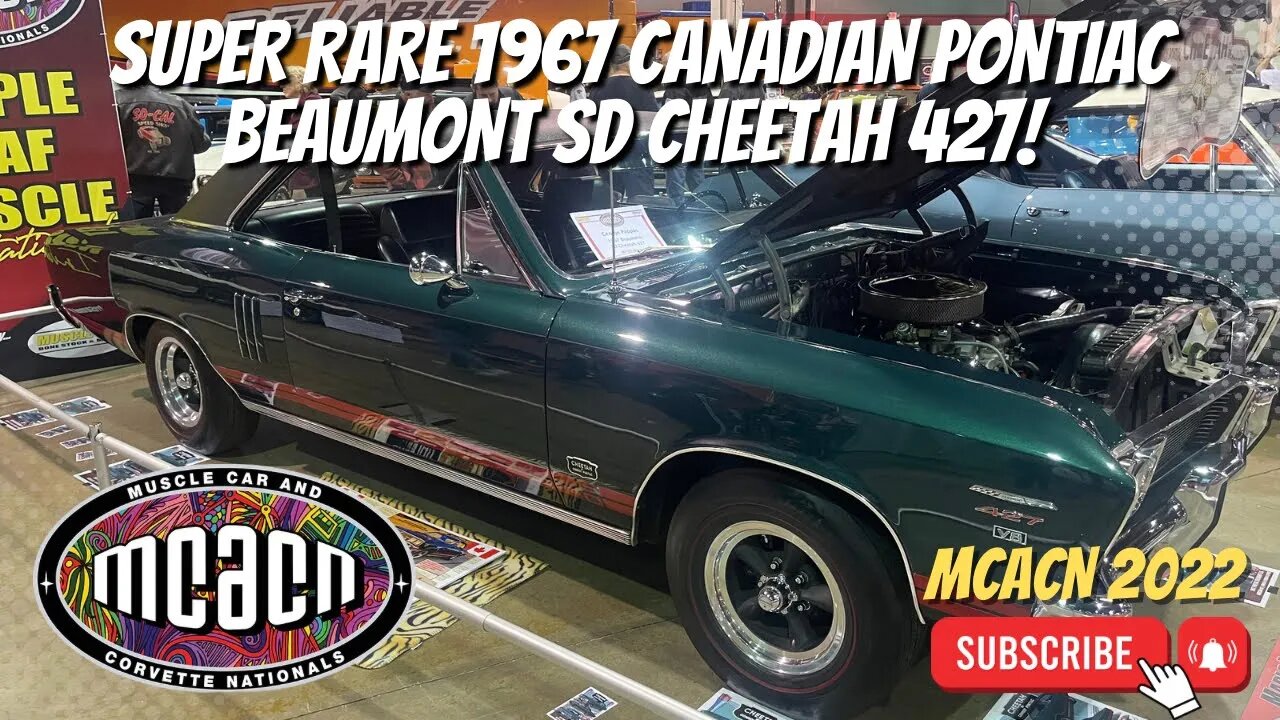 VERY Rare Muscle Car! Canadian 1967 Pontiac Beaumont SD Cheetah 427! #rare