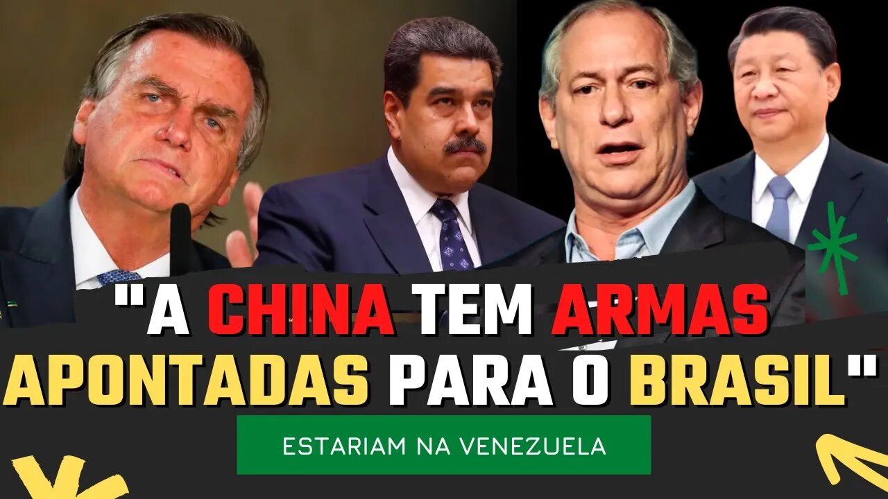 China tem armas apontadas para o Brasil, afirma Ciro Gomes