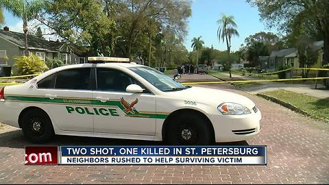 Two shot, one dead in St. Petersburg