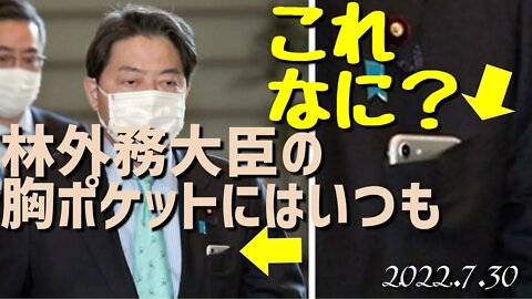 これ、なに？🙄林芳正外務大臣の胸ポケットから覗いているものが奇妙すぎる件📷安倍元総理国葬を電通に任せていいのか [ことふみツイッター朗読]040730