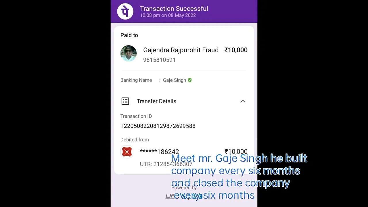 Mr. Gaje Singh Founder(MD) of Fast Growth Earn is a Fraud