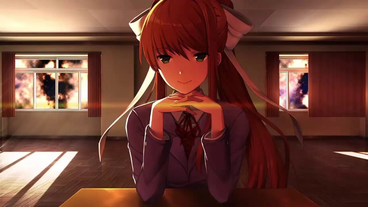 Doki Doki Literature Club Part 12 Just Monika (EarRape Ahead)