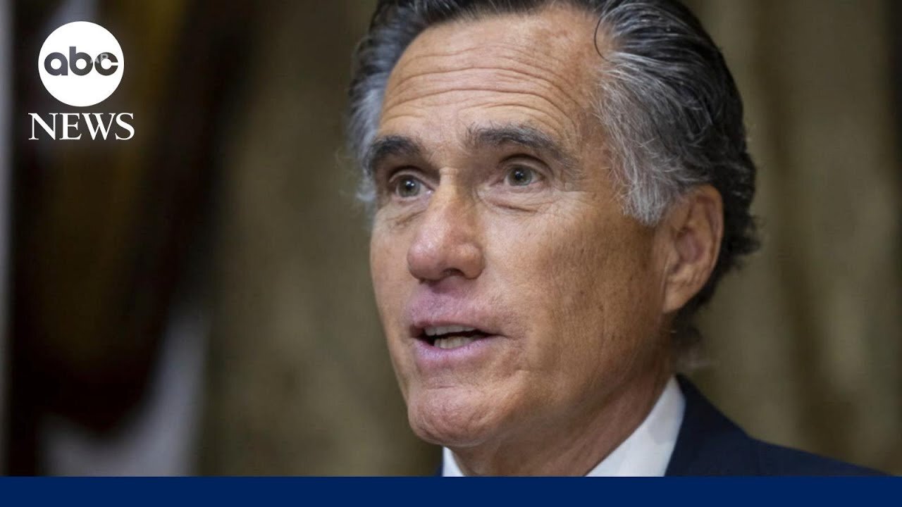 Sen. Mitt Romney won't seek reelection in 2024 ABCNL