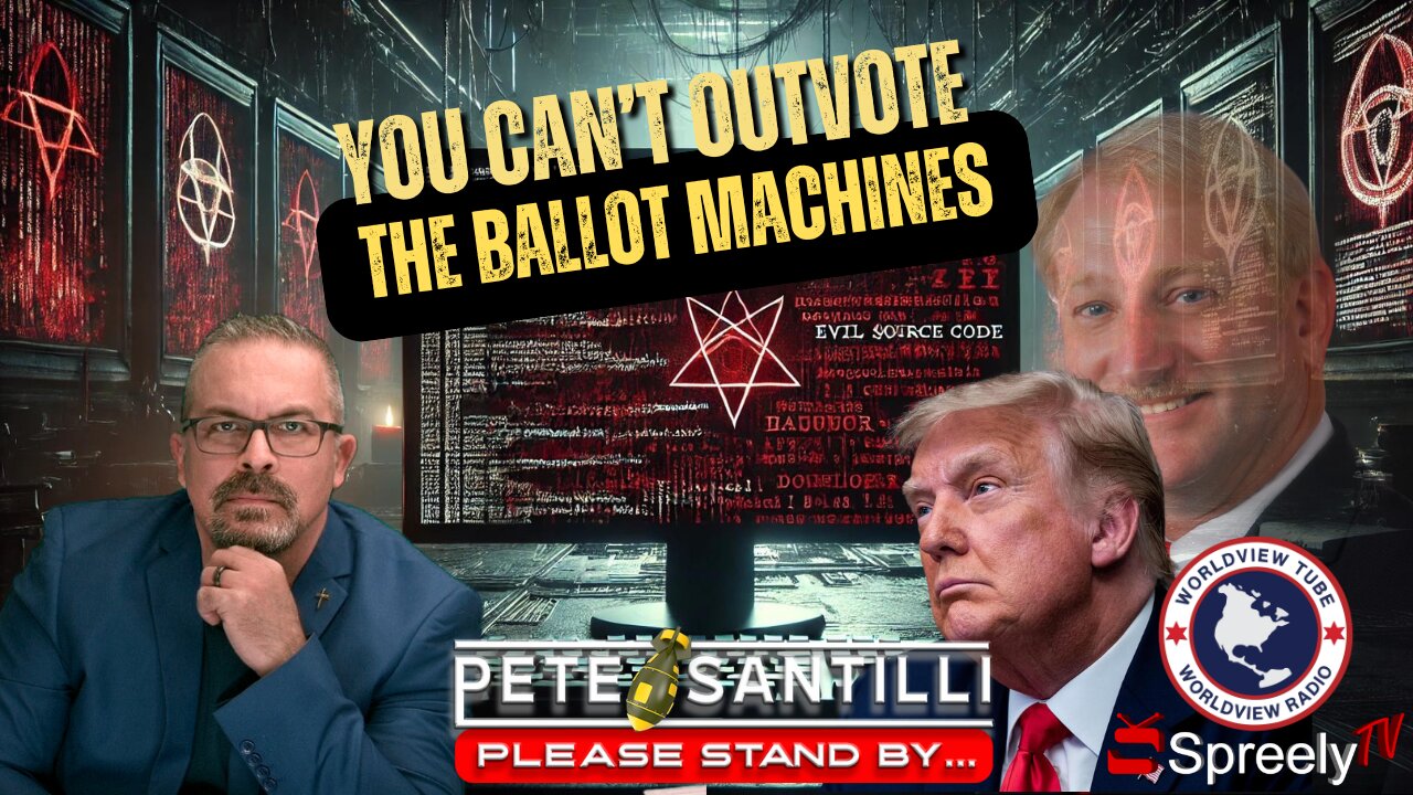 Pete Santilli Warns President Trump: "You Can't outvote The Ballot Machines!"