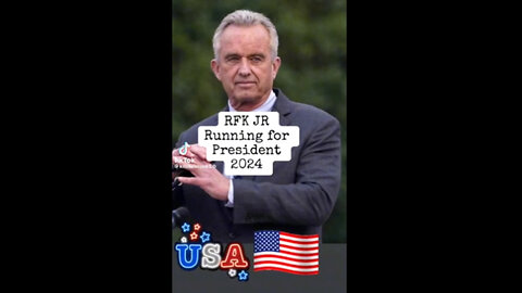 WOW! RFK Jr (Robert Kennedy Jr) Has Filed To Run for President In 2024