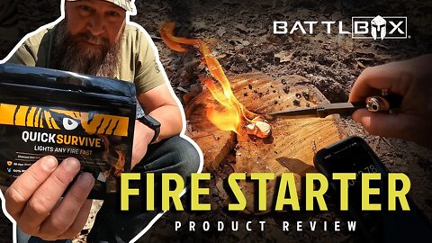 QuickSurvive Fire Starter Test