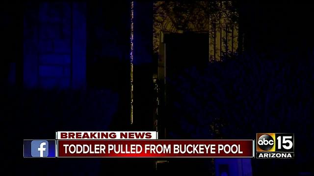 Infant in Buckeye pulled from pool