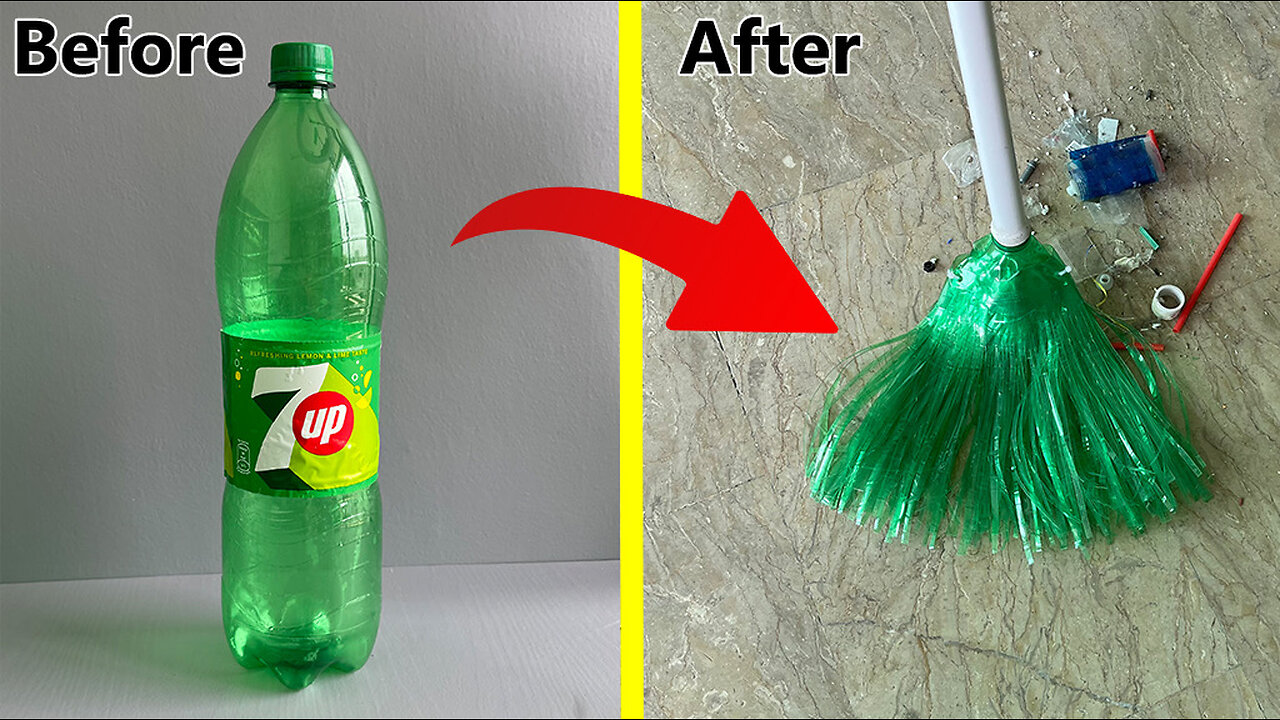 Don’t Throw plastic bottles - Make DIY Dust Broom