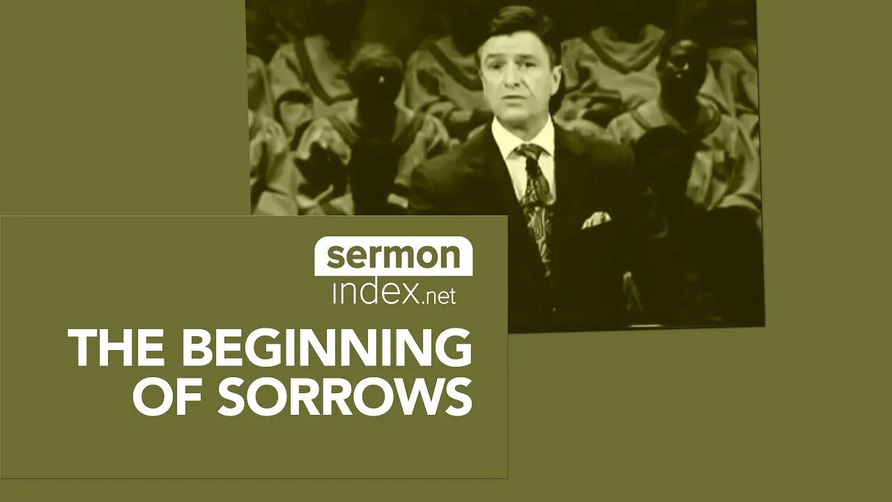 (Sermon Quote) The Beginning Of Sorrows by Carter Conlon