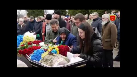 🇺🇦GraphicWar18+🔥Fallen Hero Honored in White Church, Ukraine "Oleksandr Marchenko" Parliment Member