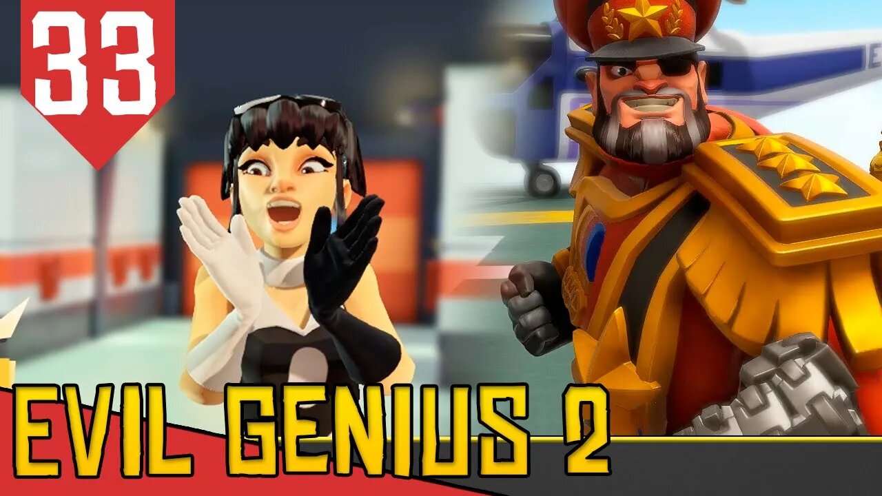 Batalha contra SIMETRIA - Evil Genius 2 Ivan Vermelho #33 [Gameplay PT-BR]