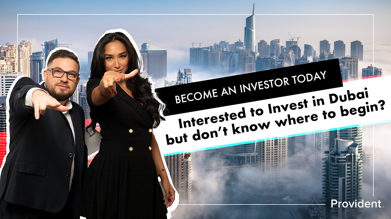 BECOME AN INVESTOR IN DUBAI TODAY!