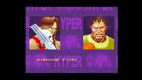 Hyper Street Fighter 2 Nerf AI (PS2) - Vega/Balrog (Super T/X) - Hardest - No Continues