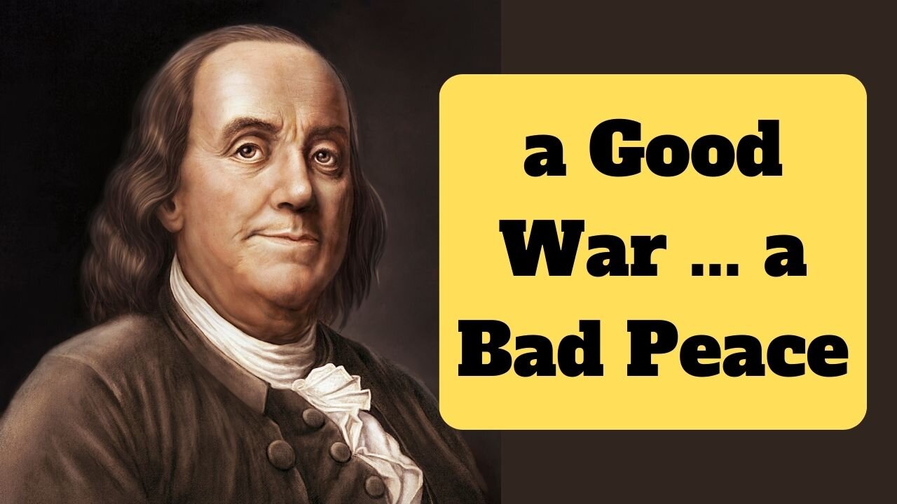 Benjamin Franklin Will Change Your Life! Best Life Changing Quotes