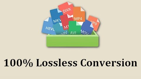 100% Zero-quality Loss | Convert Video Format/Container without Losing Quality