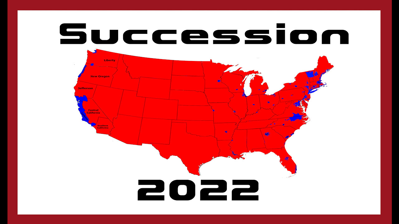 Red states secession from the Union 2022