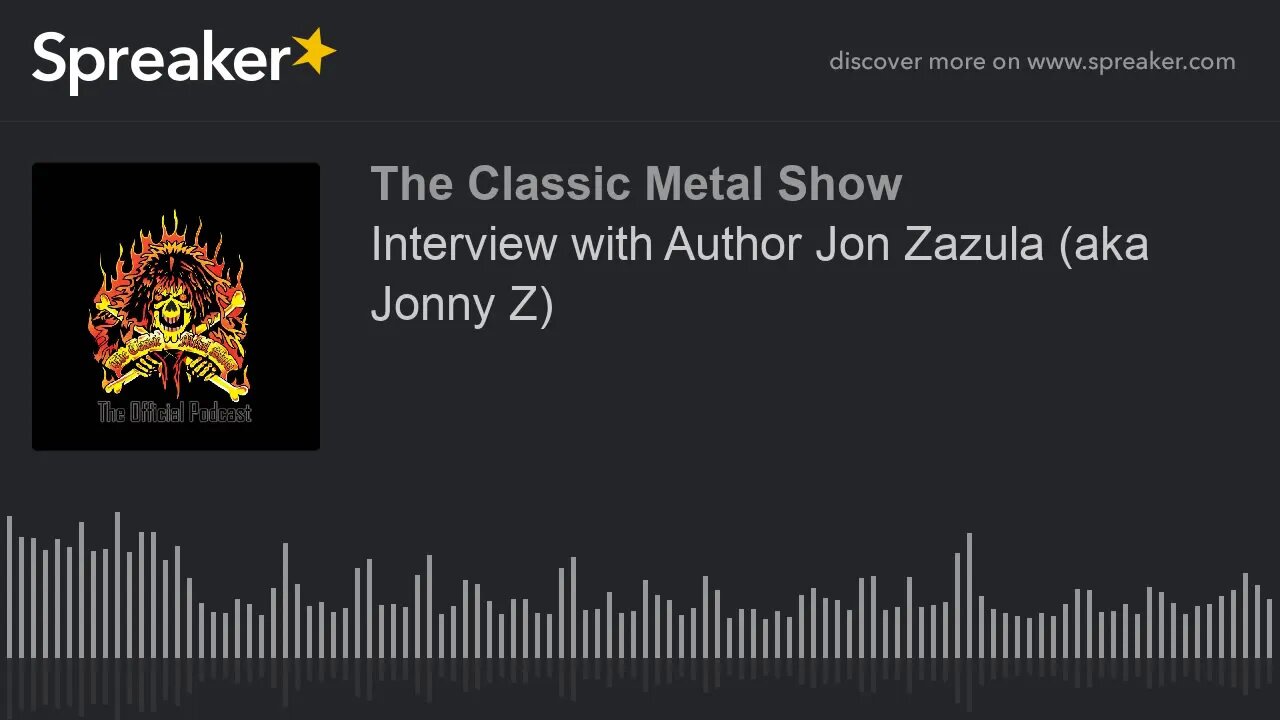 Interview with Author Jon Zazula (aka Jonny Z)