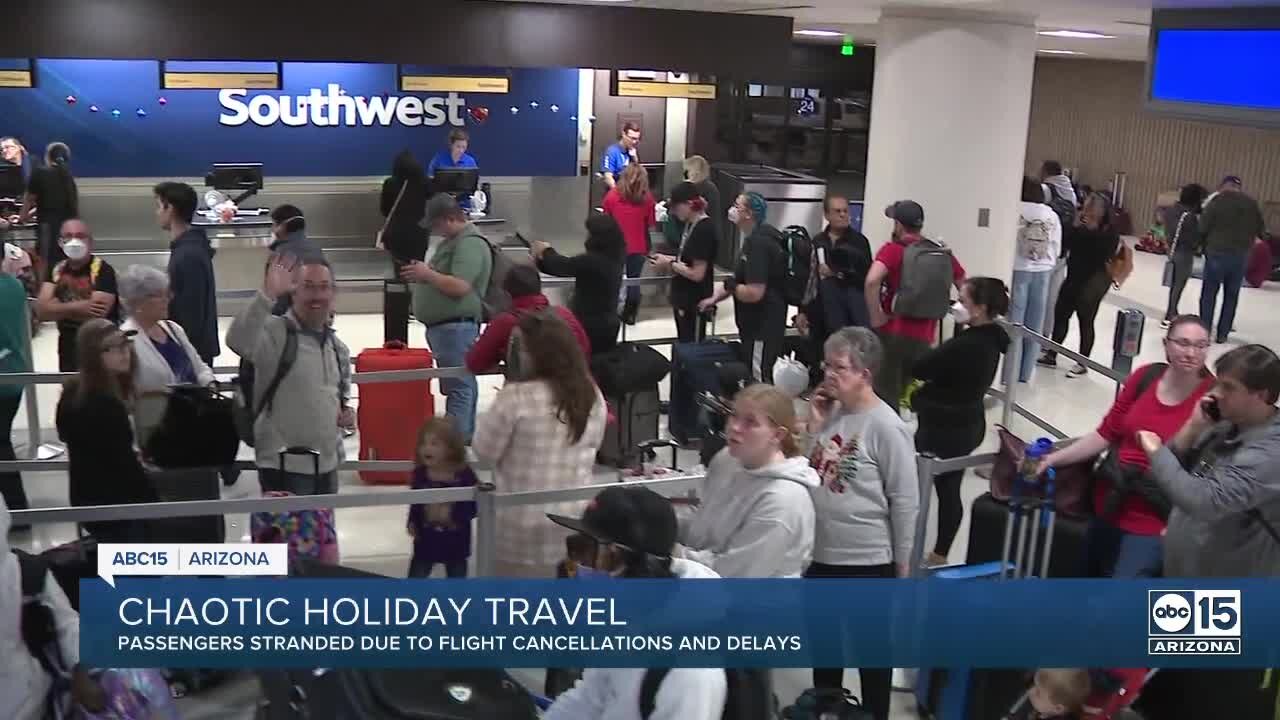 Christmas travel nightmare at Phoenix Sky Harbor