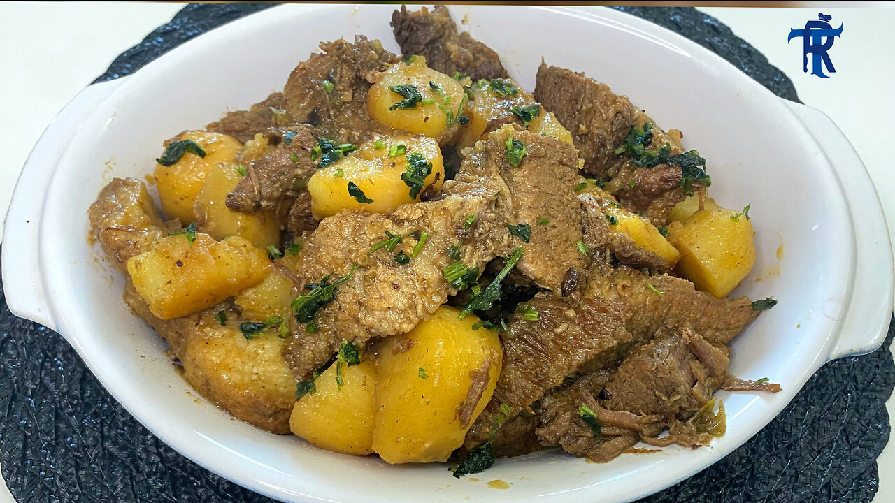 CARNE ASSADA COM BATATA MUITO MACIA, SUCULENTA E MUITO GOSTOSA 😋