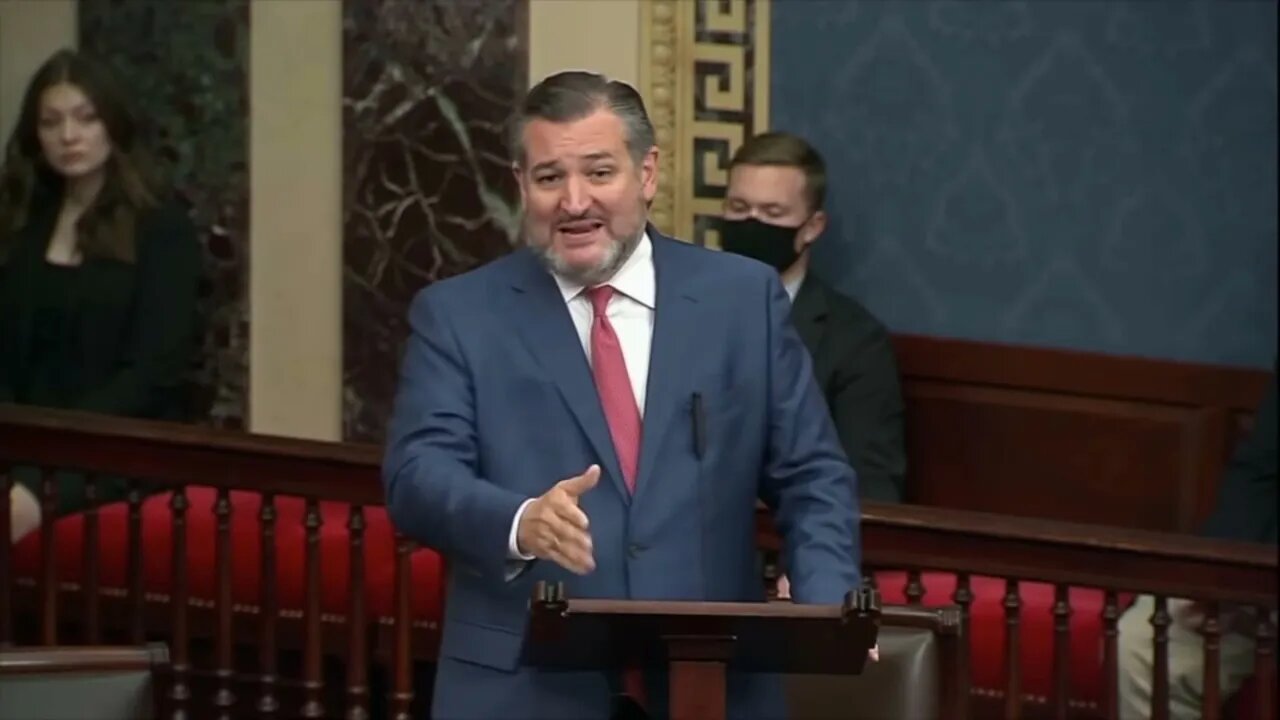 U.S. Senator Ted Cruz Defends the Cryptocurrency Industry on floor of the US Senate
