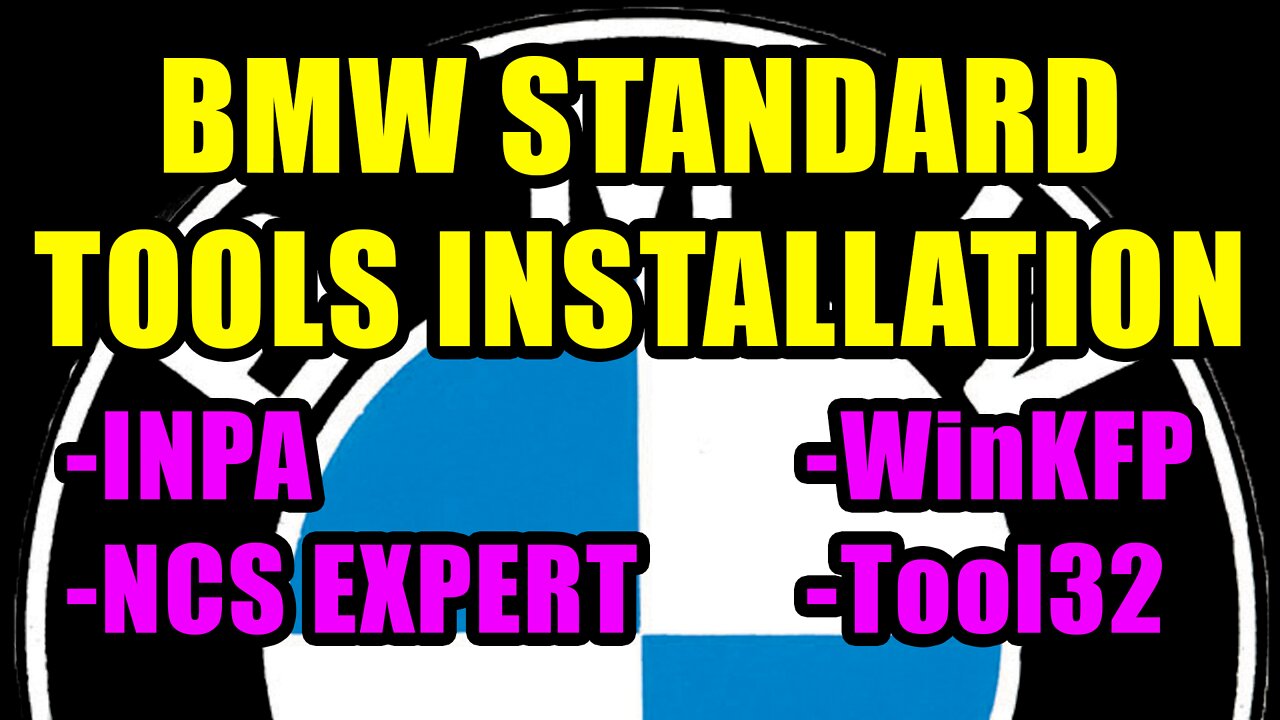 BMW Standard Tools Installation: INPA, NCS Expert, WinKFP, Tool32 (E46 Fanatics)