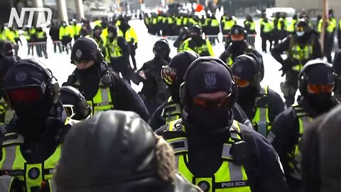 NTD Italia: Canada, iniziata la repressione della protesta dei camionisti