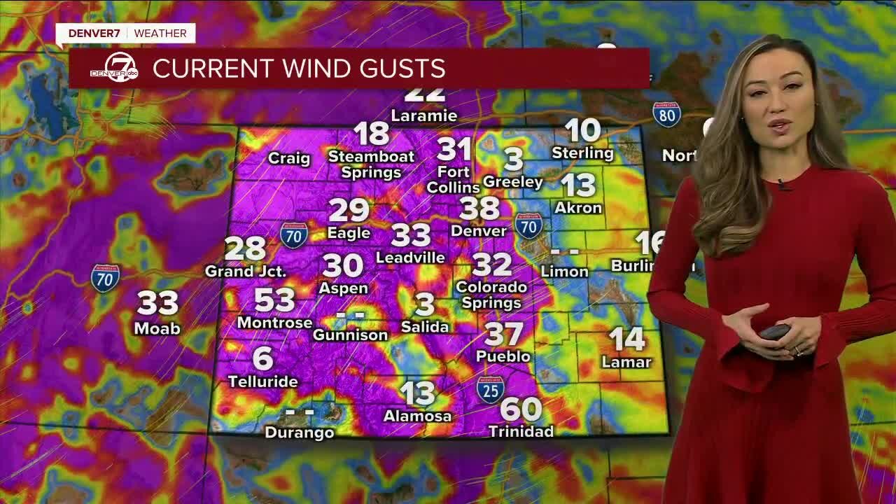 Very windy, with snow for the mountains Friday