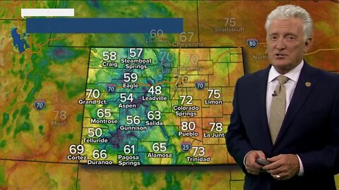 More showers and thunderstorms across Colorado through the weekend