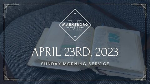 MCC April 23rd Sunday Service