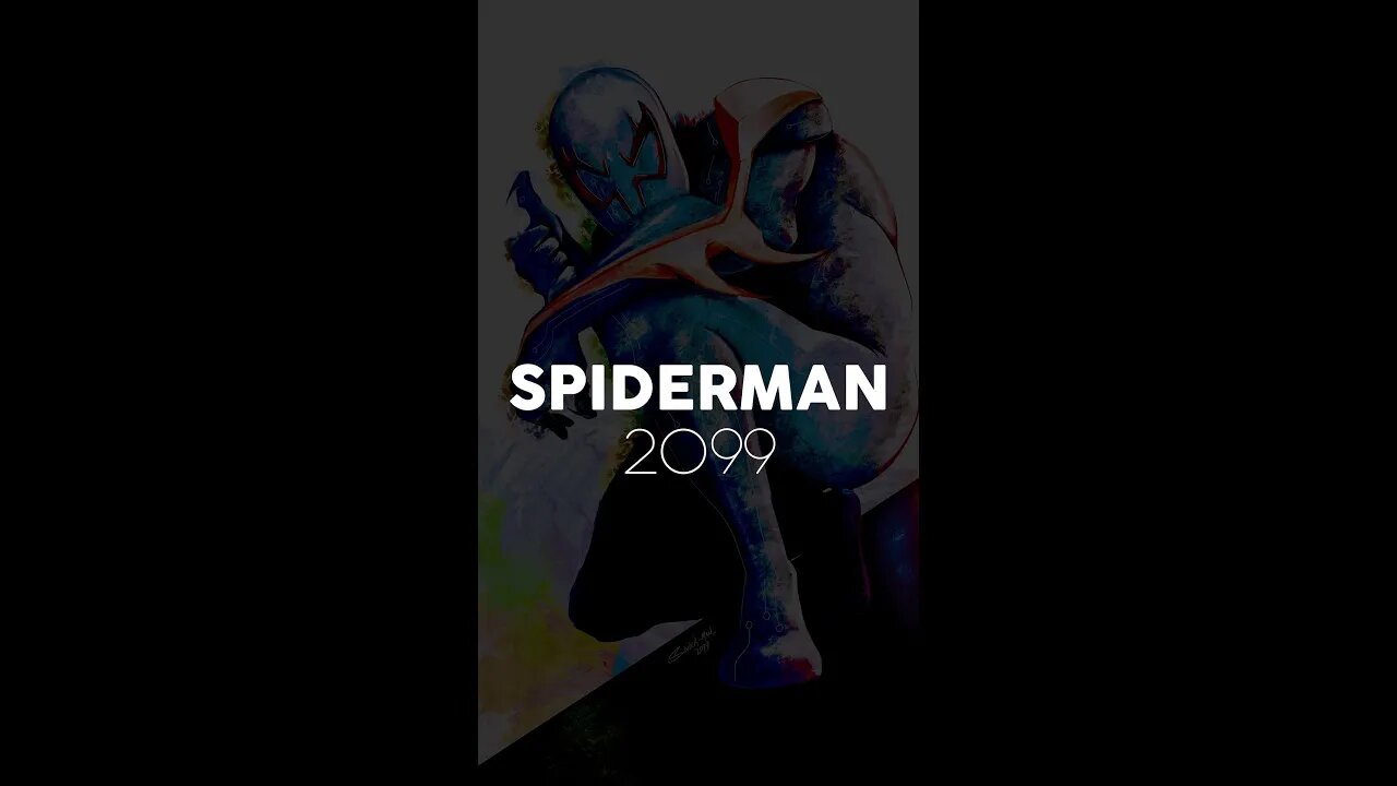 The future is 2099 #spiderman2099 #shorts #artwork #mobilevideography #spiderman #procreate #ipadpro