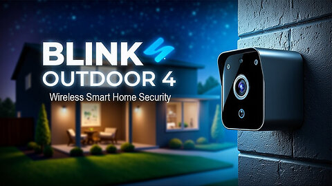 WIRELESS Home Security Made EASY with Blink Outdoor 4!