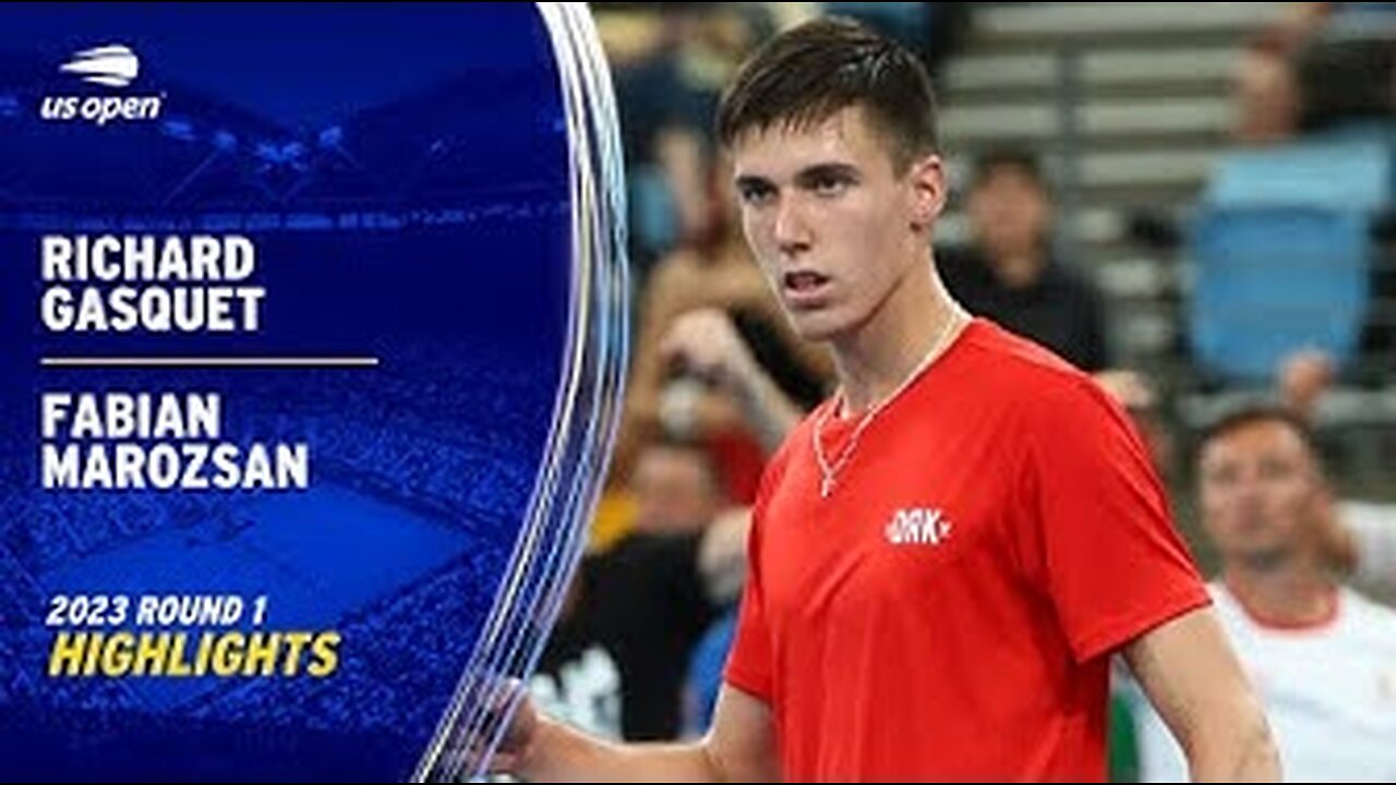 Richard Gasquet vs. Fabian Marozsan Highlights | 2023 US Open Round 1