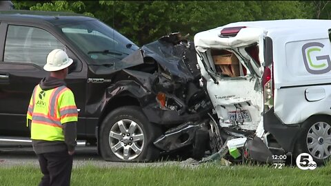 3 construction workers struck by vehicle on State Route 18 in Medina County