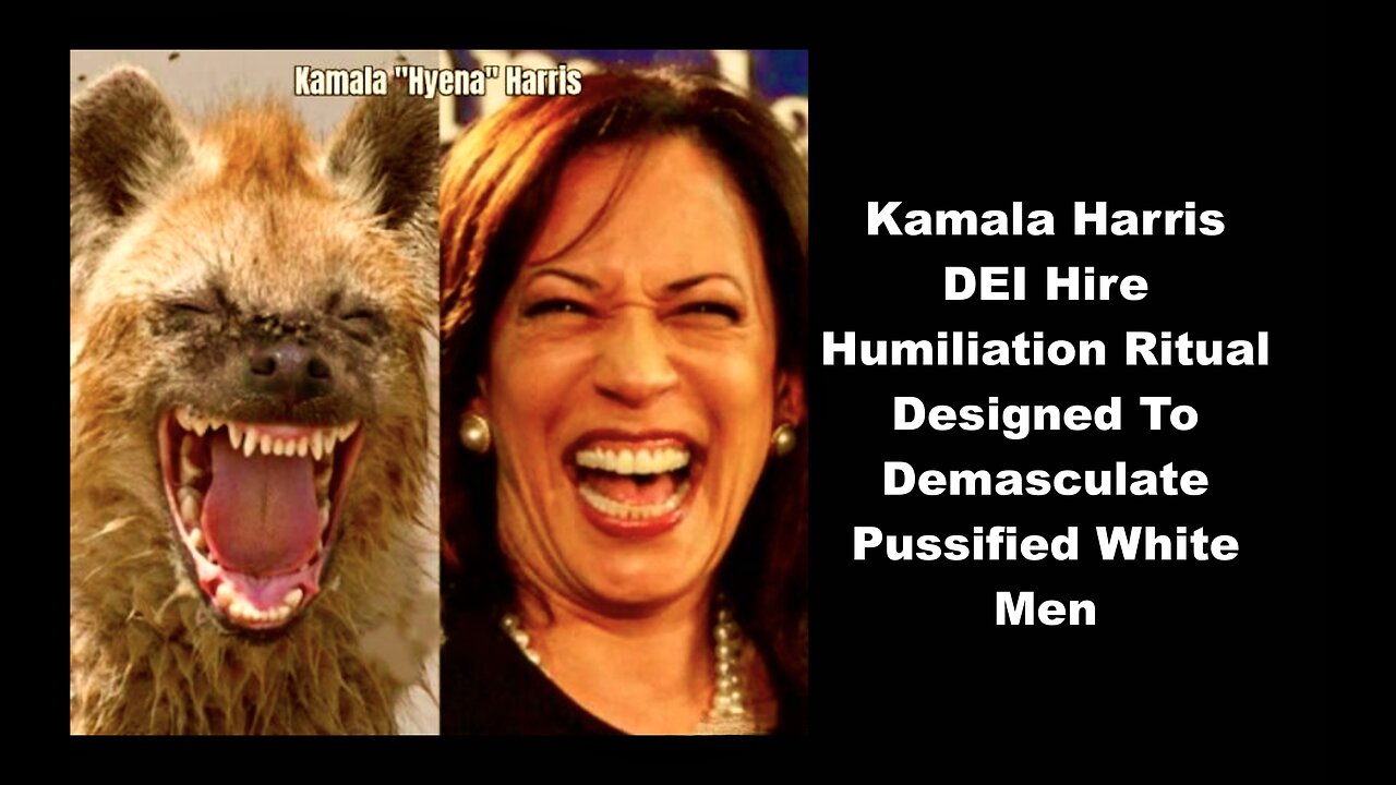 Michelle Melendez Victor Hugo Kamala Harris Exemplifies DEI Hires Demasculating Humiliation Ritual